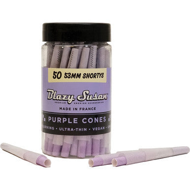 50 Ct. Blazy Susan Purple Cones Shorty 53mm