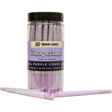 50 Ct. Blazy Susan Purple Cones 98mm