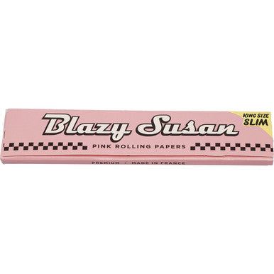 50 Ct. Blazy Susan Pink Rolling Papers King Slim