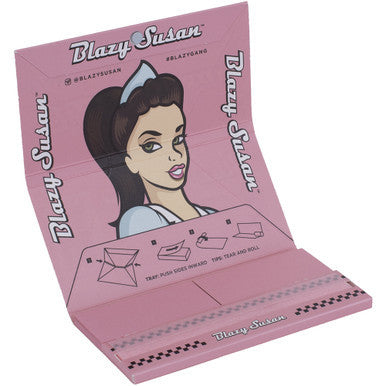 20 Ct. Blazy Susan Pink KS Deluxe Rolling Kit w/ Tips & Tray