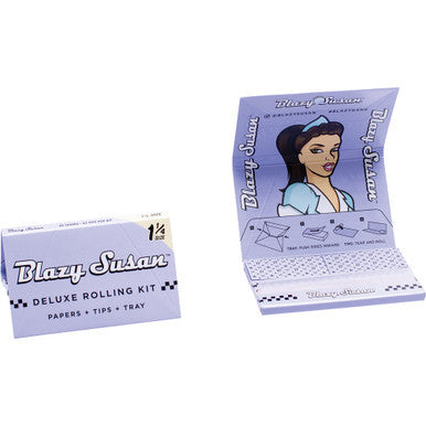 20 Ct. Blazy Susan Purple 1.25"" Deluxe Rolling Kit with Tips