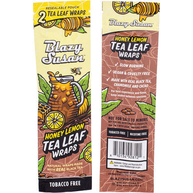 25 Ct. Blazy Susan Honey Lemon Tea Wraps - CannaDevices