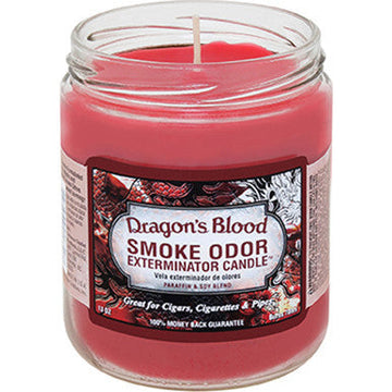 12ct. Dragon`s Blood Smoke Odor Candles 13oz.