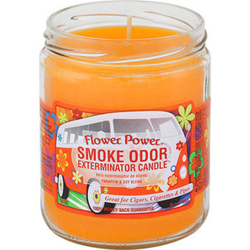 12ct. Flower Power Smoke Odor Candles 13oz.