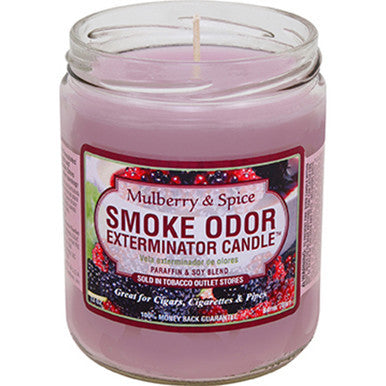 12ct. Mulberry & Spice Smoke Odor Candles 13oz.