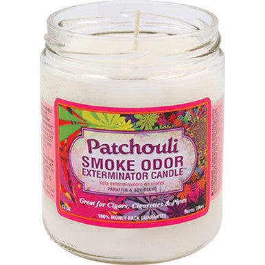 12ct. Patchouli Amber Smoke Odor Candles 13oz.