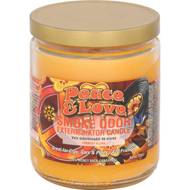 12ct. Peace & Love Smoke Odor Candles 13oz.