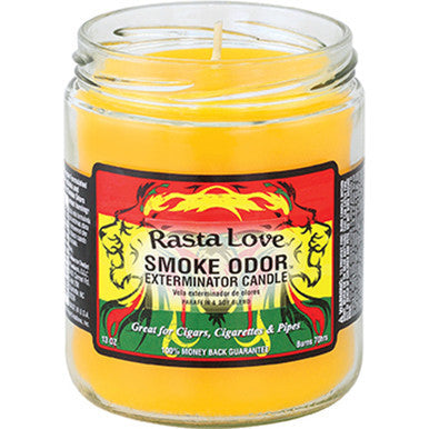 12ct. Rasta Love Smoke Odor Candles 13oz.