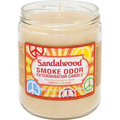 12ct. Sandalwood Smoke Odor Candles 13oz. - CannaDevices