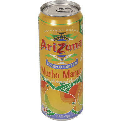 Arizona Mucho Mango Tea Safe Can 23Oz