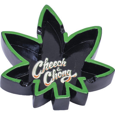 8ct. Cheech & Chong Polyresin Leaf Ashtray - CannaDevices