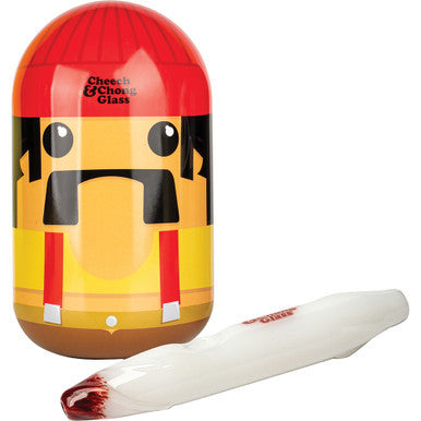 6in Labrador Hand Pipe & Collectors Tin - Cheech & Chong