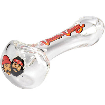 3.5in Clear Miss Tempest Stoner Hand Pipe - Cheech & Chong