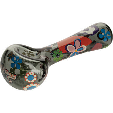 4.5in Smoke Power to The Flower Spoon Hand Pipe W/Ash Catche