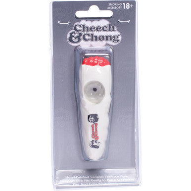 3.5in Cheech & Chong Joint Ceramic Pipe - Wacky Bowlz