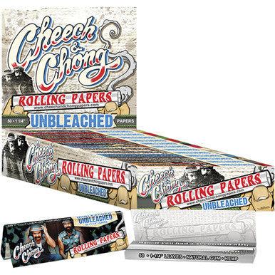 25 Ct. Cheech & Chong Unbleach 1.25" Size