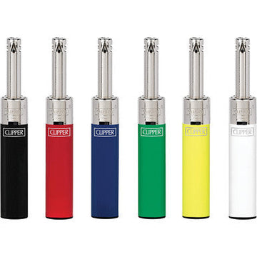 24Ct. Clipper Elec. Mini Tube Refillable Lighter