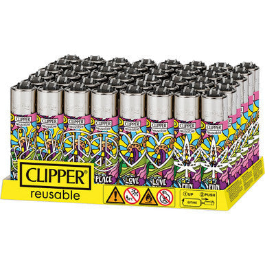 Victory, Peace, Love & Fun Clipper Lighters