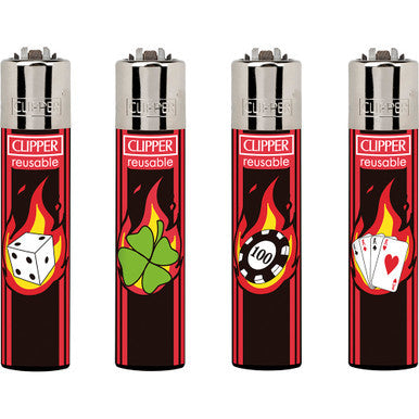 Luck Dice Cards Clipper Lighters