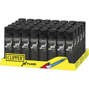 48Ct. Clipper Jet Flame Torch Lighters - Soft