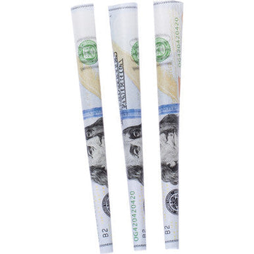 24 Ct. 3pk Pre-Roll C-Note $100 Cone