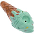 3.5" Mint Green Ice Cream Ceramic Pipe - Wacky Bowlz