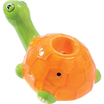 3.5in Sea Turtle Ceramic Pipe - Wacky Bowlz
