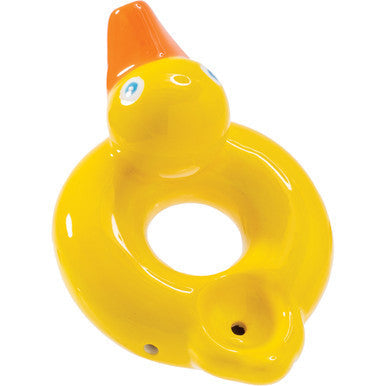 3.5in Ducky Life Saver Ceramic Pipe - Wacky Bowlz