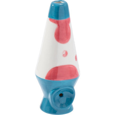 3.5in Lava Lamp Ceramic Pipe - Wacky Bowlz
