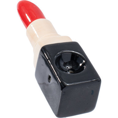 3.5in Lip Stick Ceramic Pipe - Wacky Bowlz