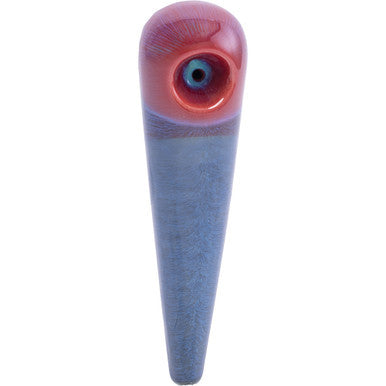 Blue & Red Reactive Glaze Ceramic Pipe