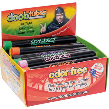 25Count Large Black Doob Tubes - Color Logo