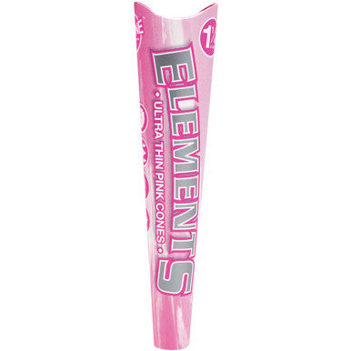 32 Ct. 6pk Elements Pre-Roll Cone 1.25" - Pink - CannaDevices