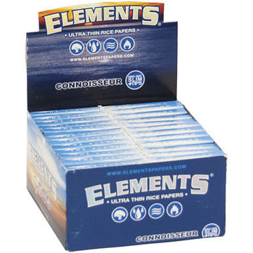 24 Ct. Elements Ultra Rice Papers K/s W/ Tips