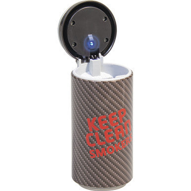 12ct. Asst. Color Can Shape Ashtray W/ Led Light - CannaDevices