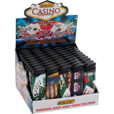 50Ct. Casino EleCtronic Lighters - CannaDevices
