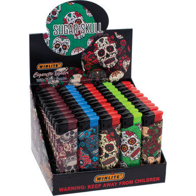 50Ct. Sugar Skull EleCtronic Lighters