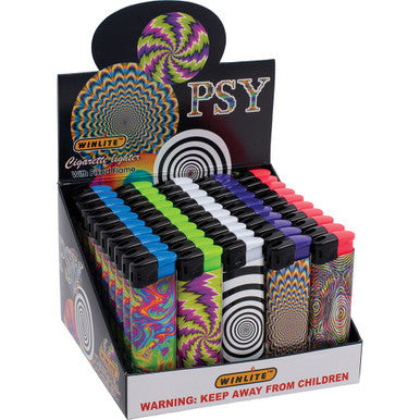 50Ct. Psychedelic EleCtronic Lighters - CannaDevices