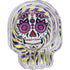 6ct. Glow In Dark Day Of The Dead Skull Shap