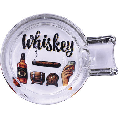 6ct. Glass Ashtray - Puns