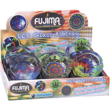 6ct. Asst. Led Light Leaf & Color Splash Design