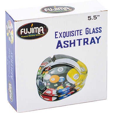 Pool Ball Glass Ashtray 5.24"