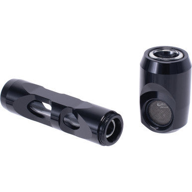 Black Aluminium Glass Pipe  Gift Box