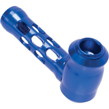 Blue Aluminium Glass Pipe w/ Gift Box