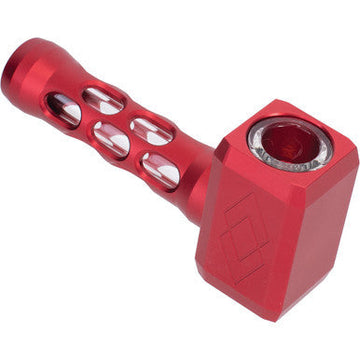 Red Hammer Aluminium Glass Pipe