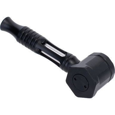 Black Aluminium Glass Pipe