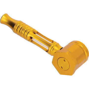 Gold Aluminium Glass Pipe