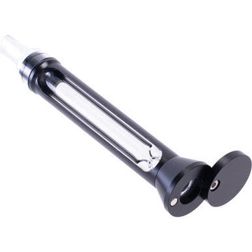 Black Aluminium Chillium Glass Pipe