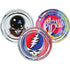 6ct Grateful Dead x Pulsar Licensed Glass Ashtrays - 3.5" /