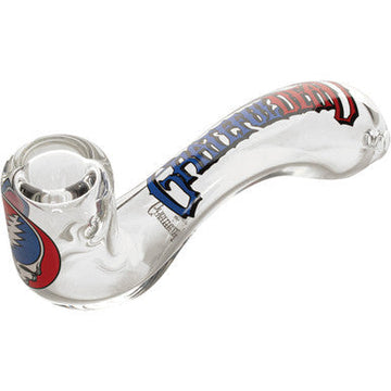 5.5in Steal Your Face Sherlock Hand Pipe W/Ash Catcher Mouth